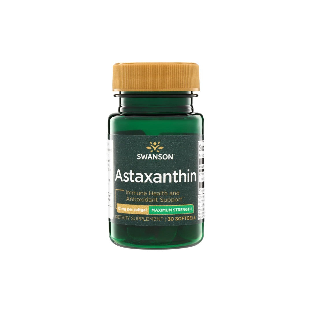 Astaxanthin 12 mg, 30 Weichkapseln Swanson Health Products