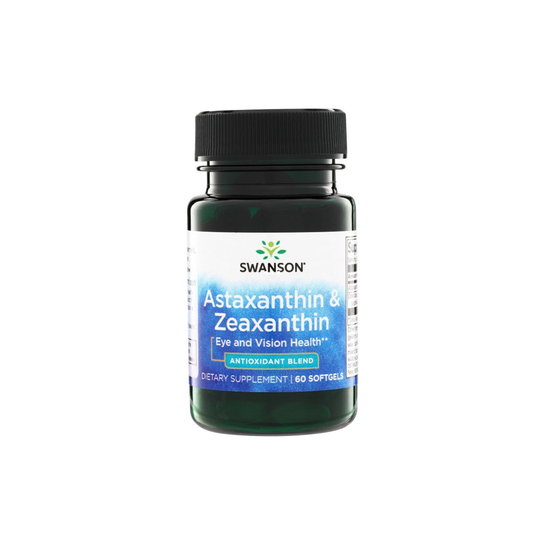 Astaxanthin & Zeaxanthin 60 Weichkapseln Swanson Health Products